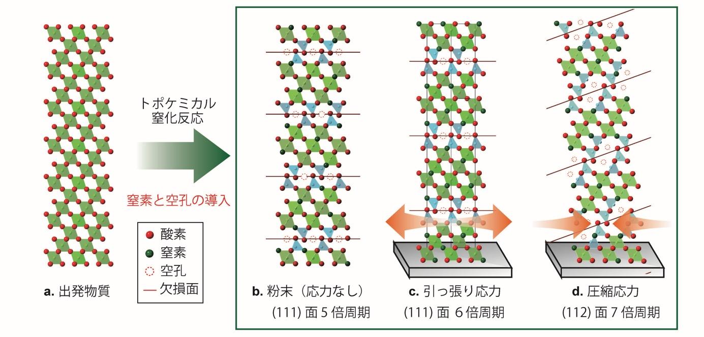 原子空孔の配列を制御する新手法の発見