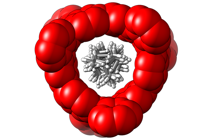 Molecular machine with the smallest diamond molecule packed into a tubular molecule <br/>Ultrafast rotation 