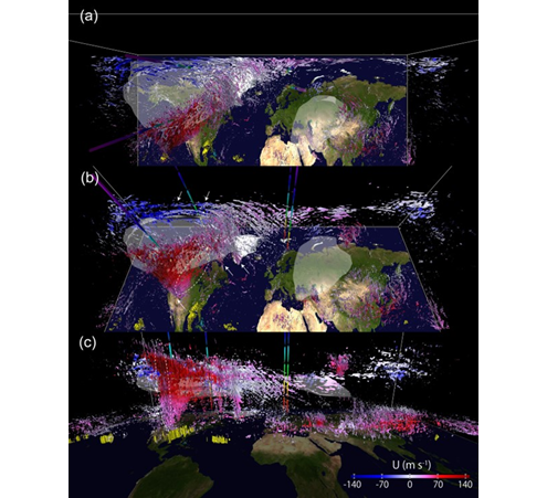 Successful detailed simulation and visualization of atmospheric gravity waves during stratospheric sudden warming 